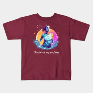 Chlorine is my perfume, swimming v2 Kids T-Shirt